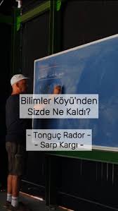 Geçtiğimiz haftalarda gerçekleştirdiğimiz Kuantum Alan Kuramı etkinliğimiz ve Bilimler Köyü ile ilgili Tonguc Rador ve Sarp Kargbirkaç yorum…