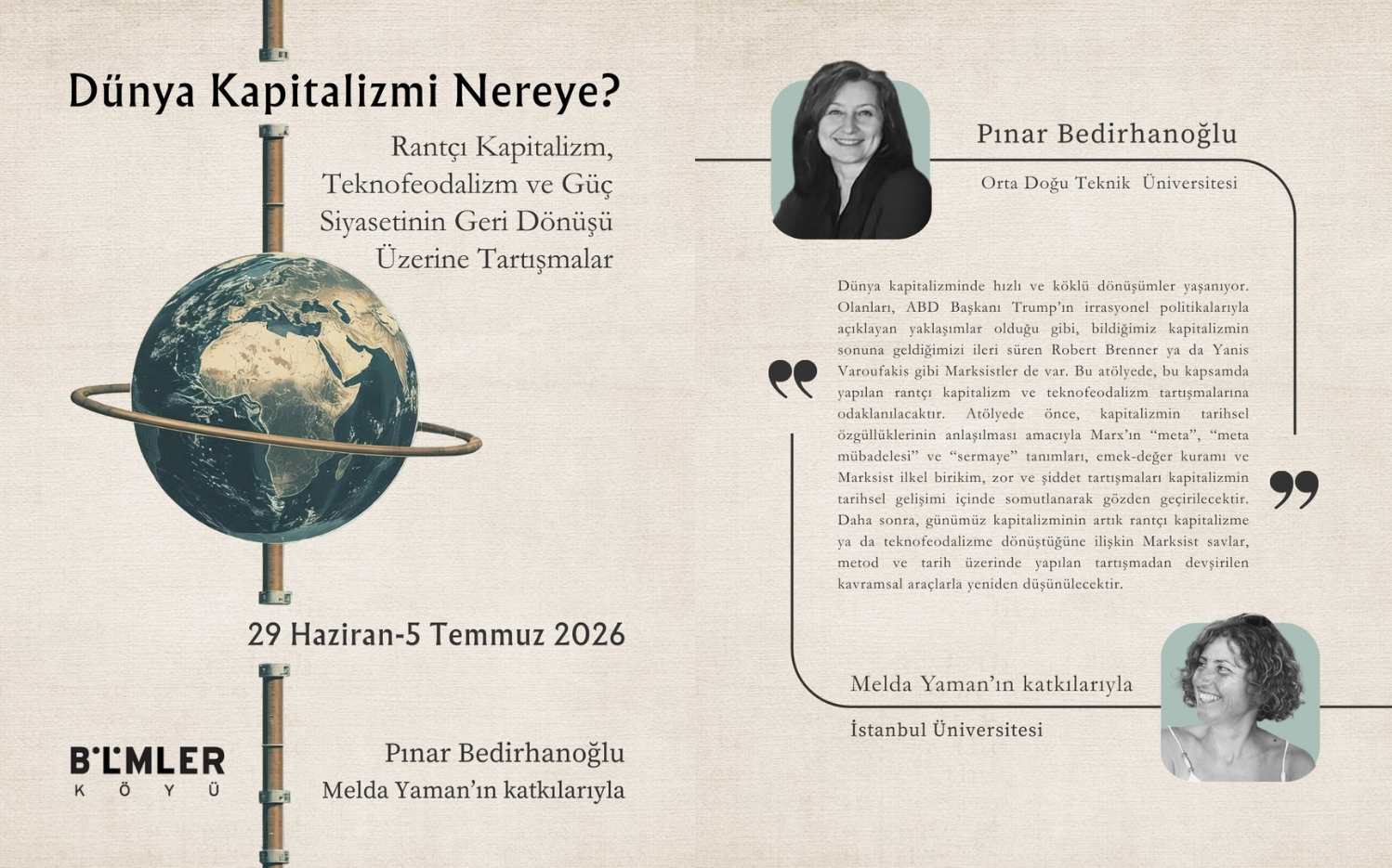 Gelecek Yaz: Dünya Kapitalizmi Nereye?