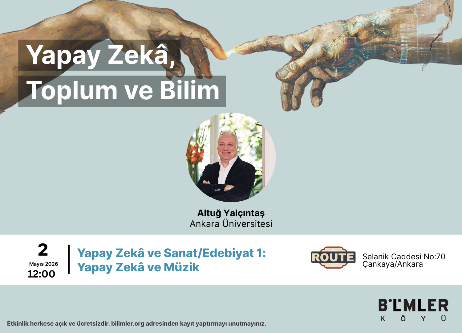 Seminer: Yapay Zekâ ve Sanat/Edebiyat 1: Yapay Zekâ ve Müzik