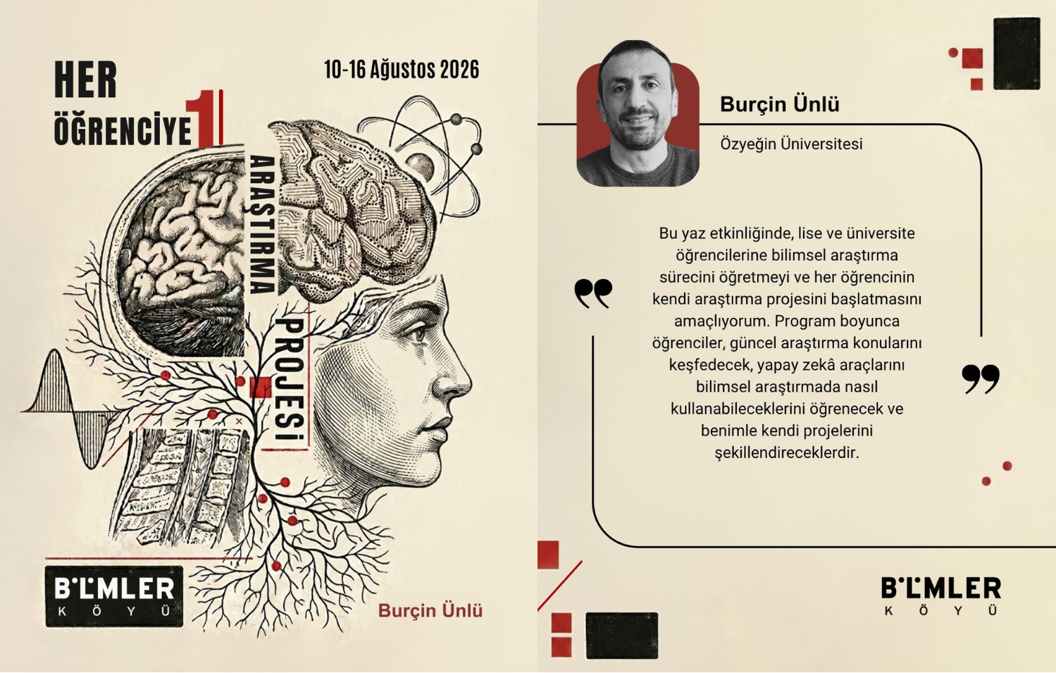 Gelecek Yaz: Her Öğrenciye Bir Araştırma Projesi