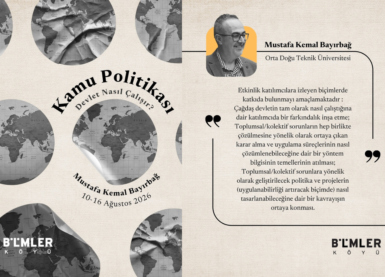 Gelecek Yaz / Kamu Politikası: Devlet Nasıl Çalışır?