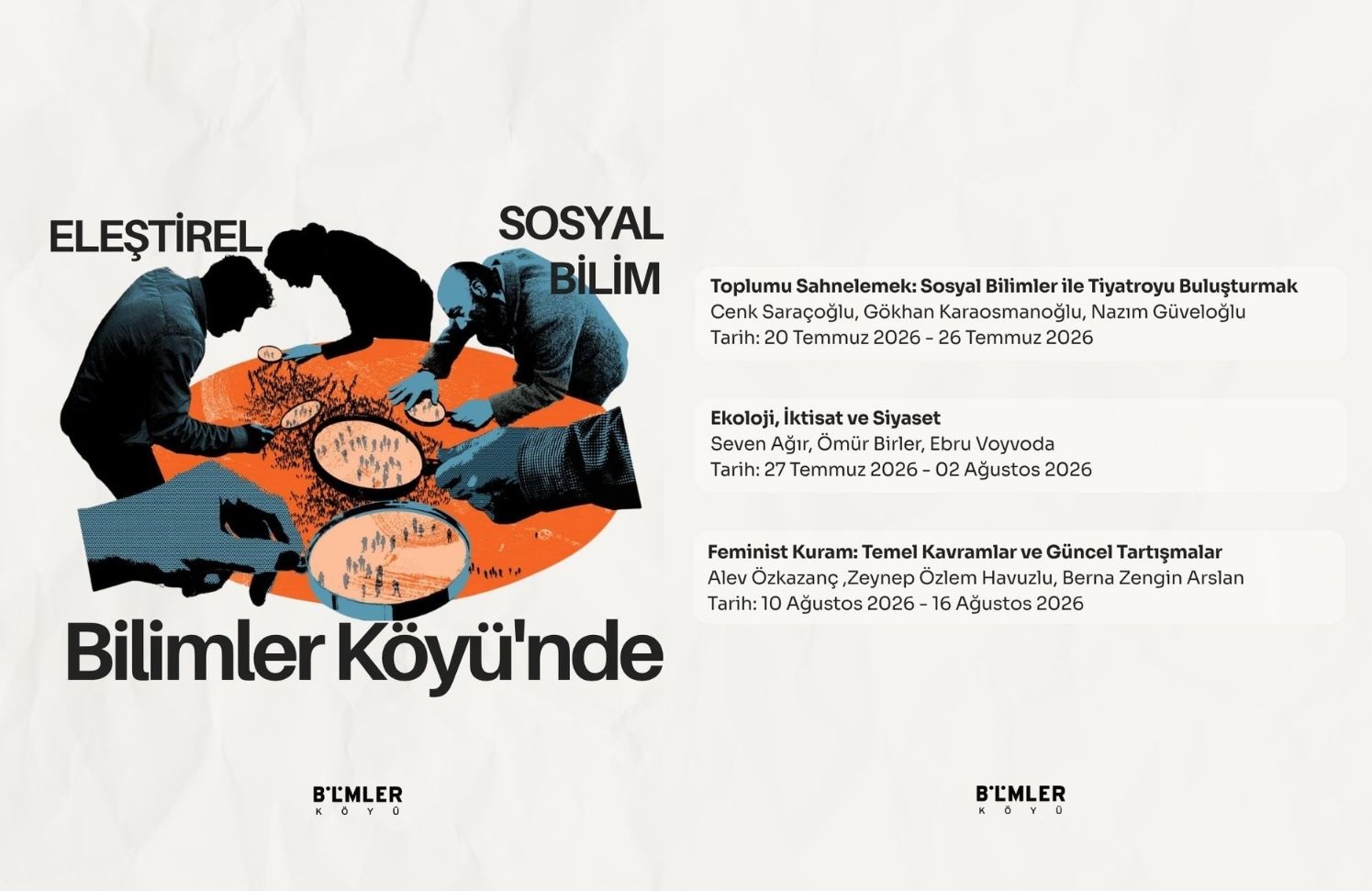 Eleştirel Sosyal Bilim Bilimler Köyü'nde